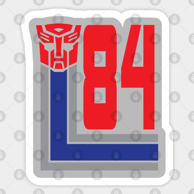 Transformers Autobot 84 Sticker by Rodimus13